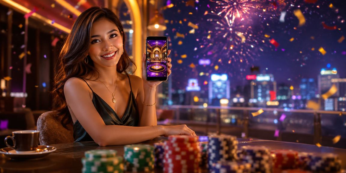 Paparan aplikasi platform dalam talian di Genting Highlands Malaysia